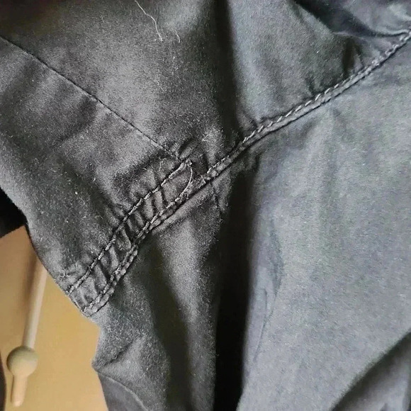 Loft Marisa Cropped Lightweight Cotton Cargo Pants Drawstring Leg Openings - Picture 8 of 14